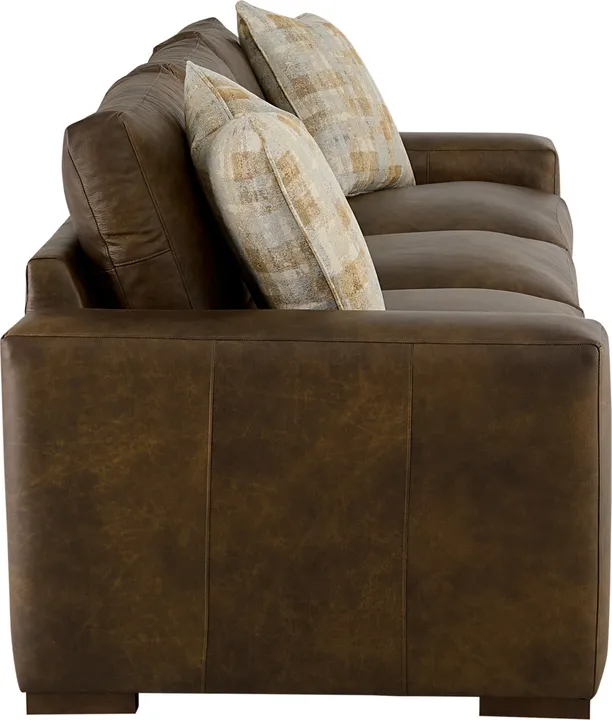 Finn L758849BD Leather Sofa_side